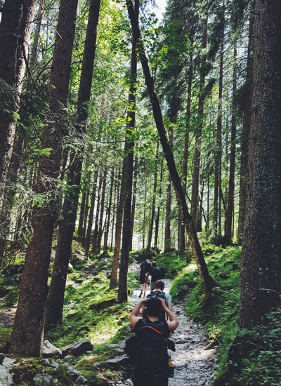 Wandern in den Bergen – meditativ oder vielleicht auch nicht.