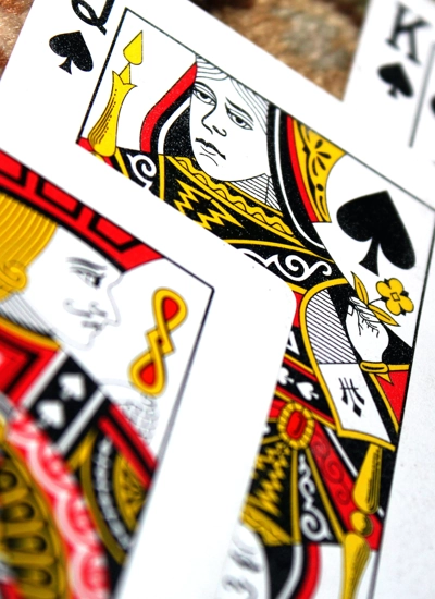 Liebe zum Schicksal, am leichtesten mit einem Royal Flush möglich.